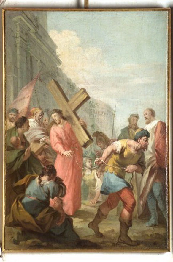Gesù Cristo consola le donne di Gerusalemme - Chiesa di S. Giobbe e S. Bernardino, Camposan Giobbe, Venezia